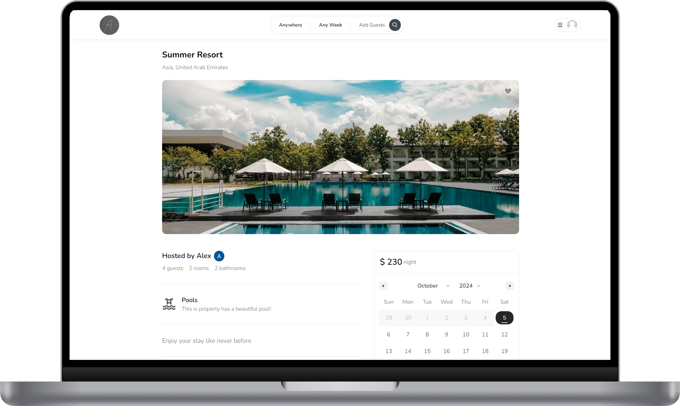Apartment & Hotel Booking System